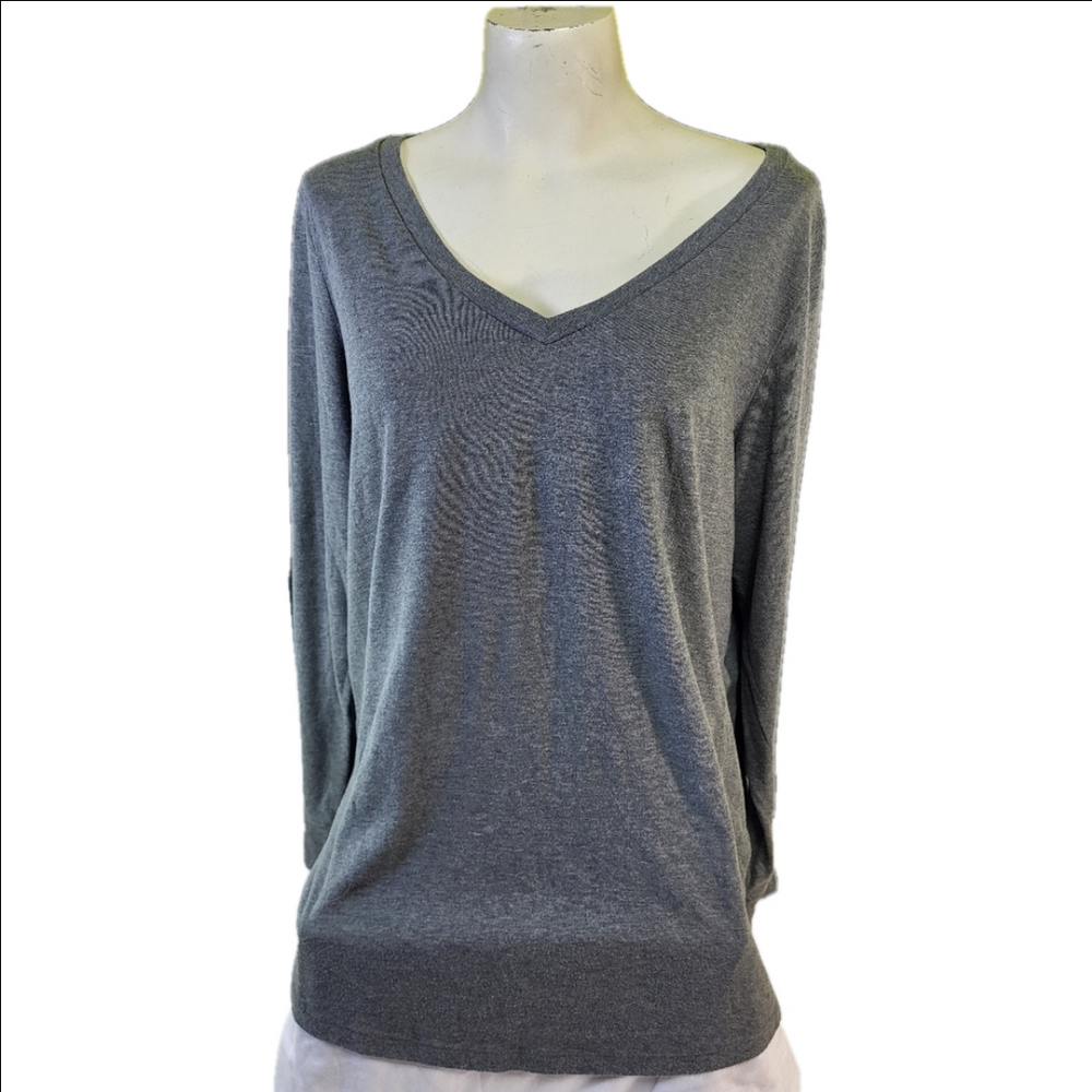 Torrid Gray V-Neck Women's Sweater